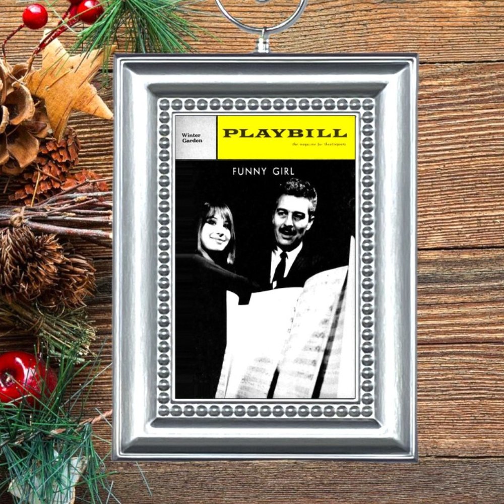 Funny Girl Broadway Musical Playbill Christmas‎ Tree Ornament
